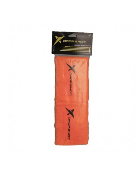 Muñequera Corta Drop Shot Naranja | Ofertas de pádel